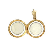 Load image into Gallery viewer, 9ct Gold Patterned Circle Locket
