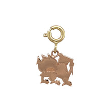 Load image into Gallery viewer, Preowned 9ct Yellow and Rose Gold Clogau Welsh Dragon Charm with the weight 1.60 grams
