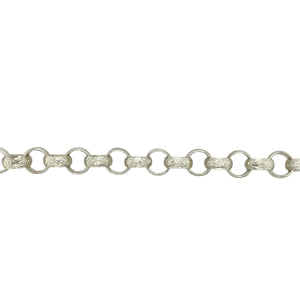 New 925 Silver 9.5" Patterned Belcher Bracelet