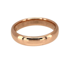 Load image into Gallery viewer, Preowned 9ct Rose Gold Clogau Welsh Cariad 5mm Wedding Band Ring in size T to U with the weight 6.40 grams
