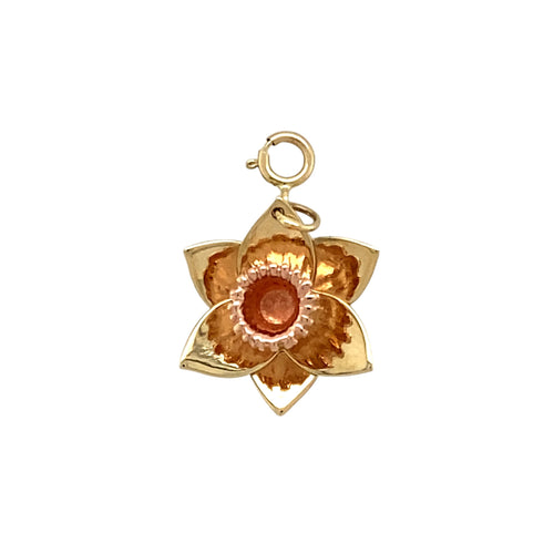 9ct Gold Clogau Welsh Daffodil Charm