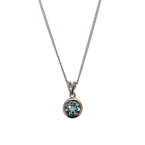 925 Silver & Blue Topaz Set Clogau 18