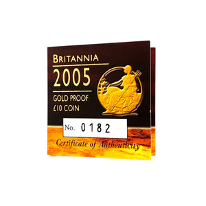 2005 1/10 Ounce 22ct Gold Britannia Coin