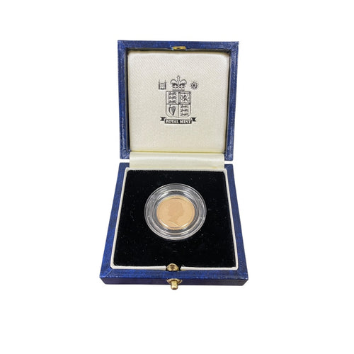 1994 22ct Gold Half Sovereign Queen Elizabeth Coin