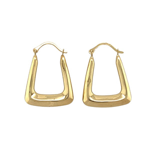 9ct Gold Handbag Creole Earrings