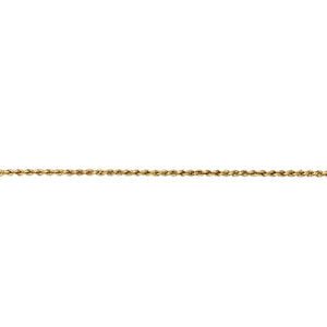 9ct Gold 20" Rope Chain