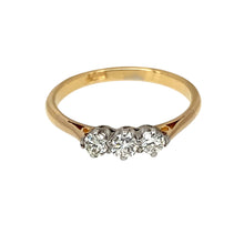 Load image into Gallery viewer, 18ct Gold &amp; Diamond Set Trilogy Ring
