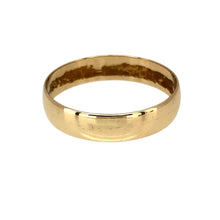 Load image into Gallery viewer, Preowned 9ct Yellow Gold 4mm Wedding Band Ring in size N to O with the weight 1.50 grams
