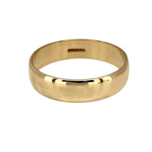 Load image into Gallery viewer, Preowned 9ct Yellow Gold 5mm Wedding Band Ring in size S to T with the wight 2.90 grams
