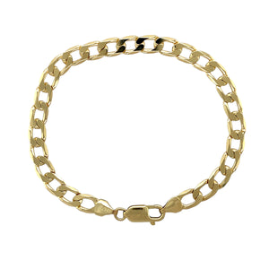 9ct Gold 7.5" Curb Bracelet