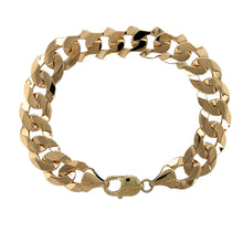 Load image into Gallery viewer, 9ct Gold 8.5&quot; Curb Bracelet
