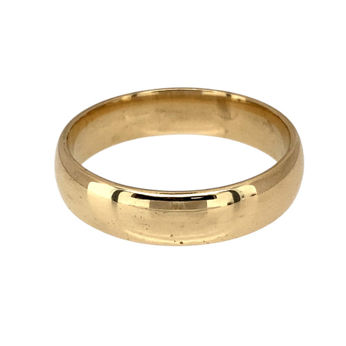 9ct Gold 5mm Wedding Band Ring