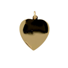 Load image into Gallery viewer, Preowned 9ct Yellow Gold Heart St Christopher Pendant with the weight 2.10 grams
