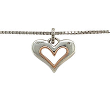 Load image into Gallery viewer, 925 Silver Clogau &#39;Always my Heart&#39; Open Heart 18&quot; - 20&quot; Necklace
