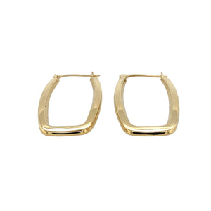 Add a sleek and modern touch to your jewellery collection with these pre-owned 9ct yellow gold long rectangle plain creole earrings, featuring:

Design: Contemporary long rectangular creole earrings, offering a minimalist and sophisticated look.
Material: 9-carat yellow gold, providing a warm and timeless appeal.
Weight: A lightweight 1.40 grams, ensuring comfortable wear for any occasion.
A stylish and versatile accessory, perfect for those who appreciate elegant, understated jewellery with a modern edge.