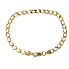 Load image into Gallery viewer, 9ct Gold 8.5&quot; Curb Bracelet
