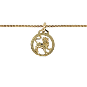 Add a personalised touch to your jewellery collection with this pre-owned 9ct yellow gold Leo star sign lion pendant necklace, featuring:

Design: A striking Leo star sign pendant, showcasing a detailed lion symbol representing strength and confidence.
Material: 9-carat yellow gold, offering a warm and timeless appeal.
Size & Weight: The pendant measures 1.8cm long including the bail, with a total weight of 2.30 grams, ensuring a lightweight yet high-quality feel.
