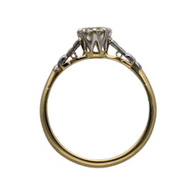 Load image into Gallery viewer, 18ct Gold &amp; Diamond Set Solitaire Ring
