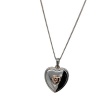 Load image into Gallery viewer, 925 Silver &amp; Cubic Zirconia Set Clogau Heart 18&quot; - 22&quot; Necklace
