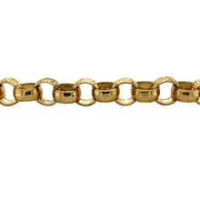 Load image into Gallery viewer, New 9ct Solid Gold 9&quot; Patterned Belcher Bracelet
