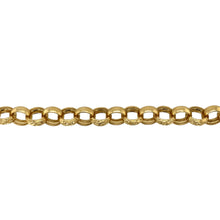 Load image into Gallery viewer, New 9ct Solid Gold 8.5&quot; Patterned Belcher Bracelet
