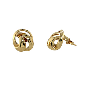 9ct Gold Knot Stud Earrings