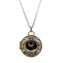 Load image into Gallery viewer, 925 Silver Clogau Tree of Life Circle Locket 18&quot; Necklace
