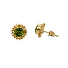 Load image into Gallery viewer, 9ct Gold &amp; Peridot Set Stud Earrings
