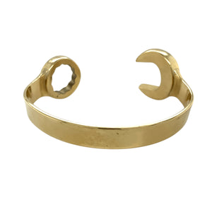 New 9ct Solid Gold Spanner Bangle 62 grams