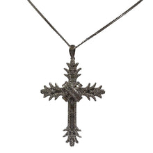 Load image into Gallery viewer, New 9ct White Gold &amp; Diamond Set Cross Pendant
