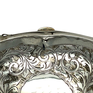 925 Silver Patterned Handbag