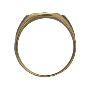 18ct Gold & Diamond Set Signet Ring