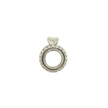 Load image into Gallery viewer, Preowned 925 Silver with 9ct Rose Gold &amp; White Topaz Set Clogau Ring Charm with the weight 0.90 grams. The stone is 3mm diameter
