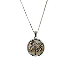 Load image into Gallery viewer, 925 Silver &amp; Mother of Pearl Clogau Tree of Life 18&quot; - 22&quot; Necklace
