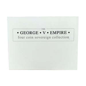 George V Empire Four Coin 22ct Gold Sovereign Collection