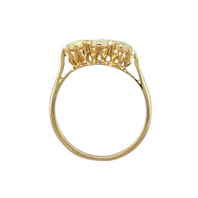 Load image into Gallery viewer, 9ct Gold &amp; Opalique Set Oval Three Stone Ring
