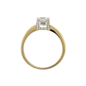 9ct Gold & Cubic Zirconia Set Solitaire Ring