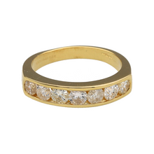 Load image into Gallery viewer, 18ct Gold &amp; Diamond Set Band Ring
