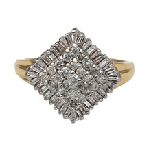 Load image into Gallery viewer, 18ct Gold &amp; Diamond Set Cluster Ring
