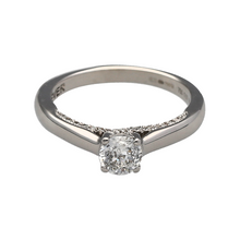 Load image into Gallery viewer, 18ct White Gold &amp; Diamond Set Solitaire Ring
