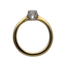 Load image into Gallery viewer, 18ct Gold &amp; Diamond Set Solitaire Ring
