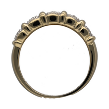 Load image into Gallery viewer, 14ct Gold &amp; Diamond Set Wide Band Ring
