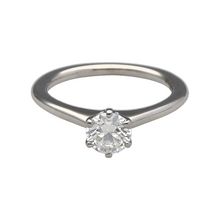 Load image into Gallery viewer, 14ct White Gold &amp; Diamond Set Solitaire Ring
