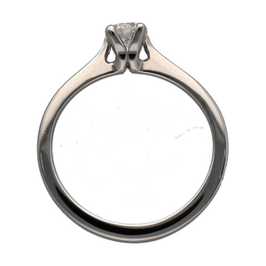 Platinum & Diamond Set Solitaire Ring