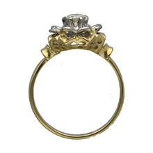 Load image into Gallery viewer, 18ct Gold &amp; Diamond Set Flower Ring
