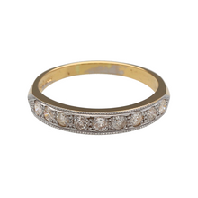 Load image into Gallery viewer, 18ct Gold &amp; Diamond Set Band Ring
