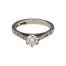 Load image into Gallery viewer, 18ct White Gold &amp; Diamond Set Solitaire Ring
