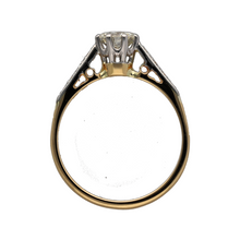 Load image into Gallery viewer, 18ct Gold &amp; Platinum Diamond Set Solitaire Ring
