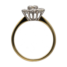 Load image into Gallery viewer, 18ct Gold &amp; Diamond Set Flower Cluster Ring
