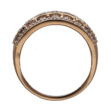 Load image into Gallery viewer, 14ct Gold &amp; Diamond Set Wide Band Ring
